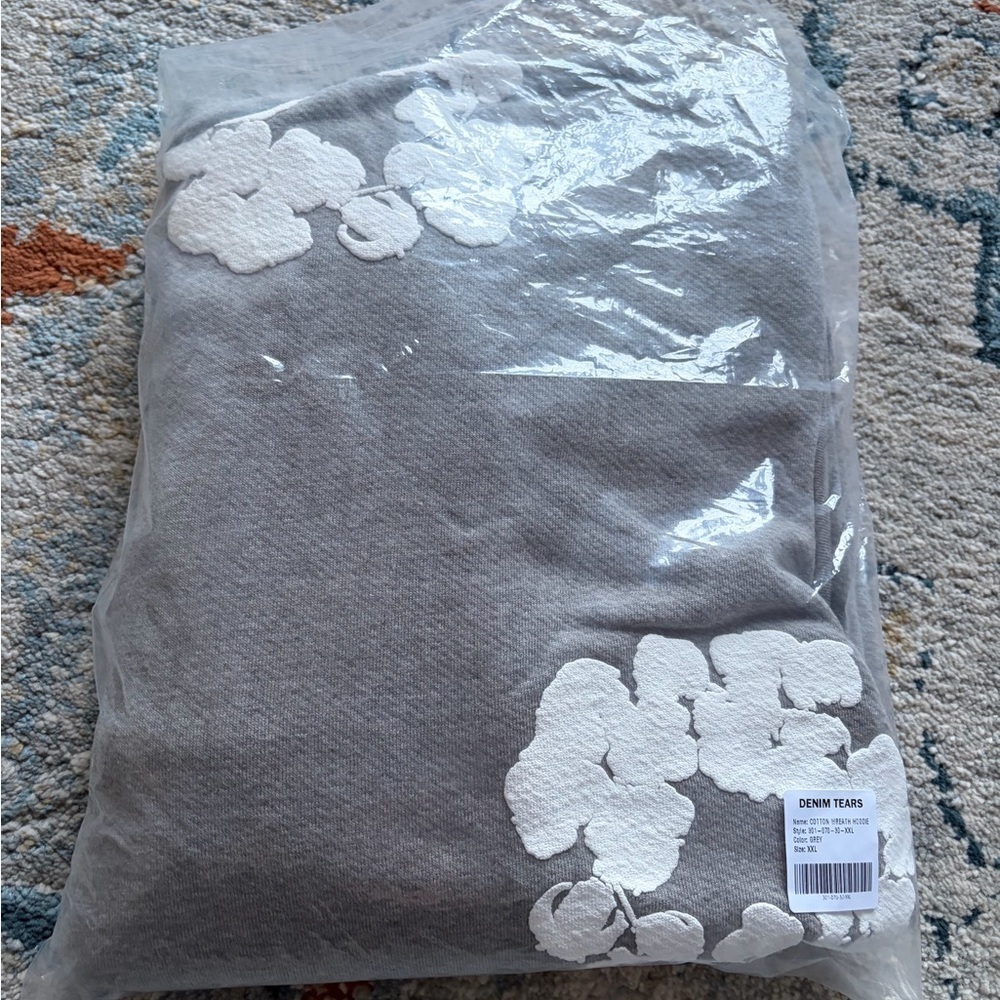 Denim tears the cotton wreath sweatshirt Grey - Picture 3 of 4